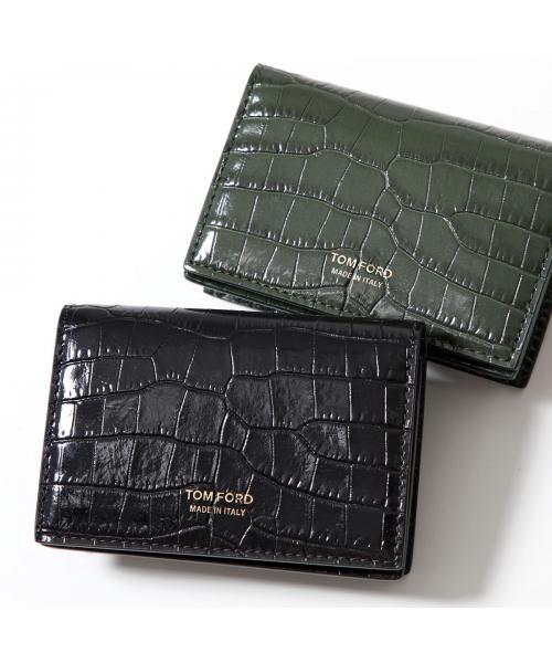セール】TOM FORD カードケース Y0277 LCL403G クロコダイル型