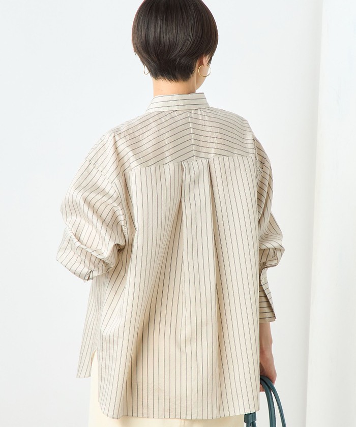 ノーリーズソフィ 2025SS今期完売品タンブラーストライプ3WAYシャツ NOLLEY'S｜タンブラーストライプ3WAYシャツ | Rakuten Fashion