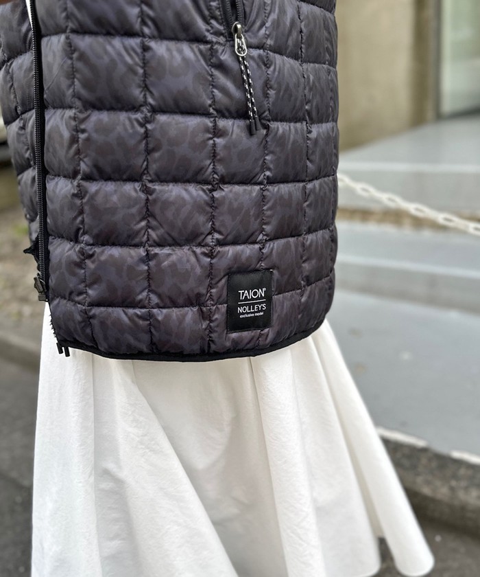 人気　タイオン　ノーリーズ　ノーカラーボアコート　リバーシブル　24AW ノーリーズ NOLLEY'S ◇【WEB限定】【TAION/タイオン】ノー