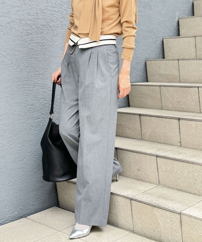 セール】＜飯豊まりえさん着用＞ウォッシャブルウエスト折り返し
