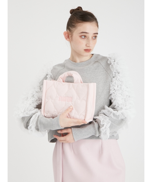 FURFUR ハートキルティングバッグ 限定カラー オフィシャルサイト限定カラー】ハートキルティングバッグ
