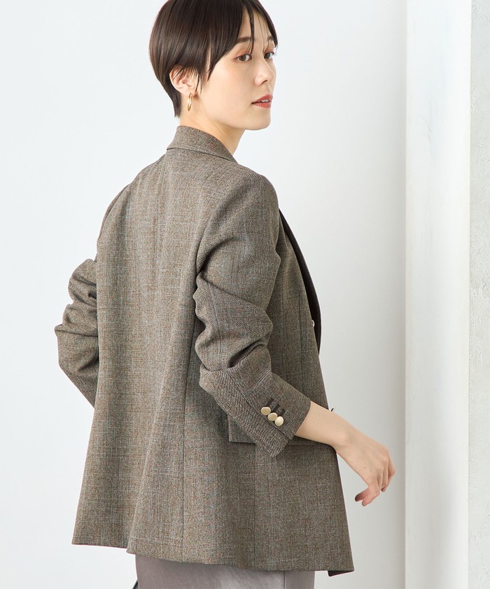 24aw【美品✨】ノーリーズソフィー　シャークダブルジャケット 36 セール 15%OFF】《セットアップ対応》シャークダブルジャケット