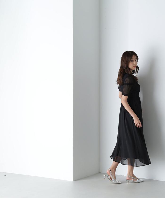 natural couture ギャザーデザイン楊柳シャツワンピース 新品 セール】ギャザーデザイン楊柳シャツワンピース（ワンピース