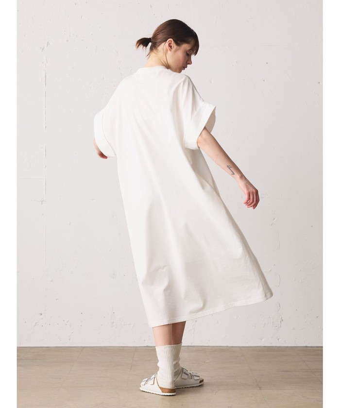 セール 10%OFF】MidiUmi ハーフスリーブボックスワンピース