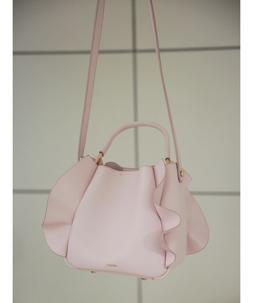セルフォード　ワンハンドルフリルバッグ　ピンク 新品CELFORD セルフォードワンハンドルフリルバッグピンク