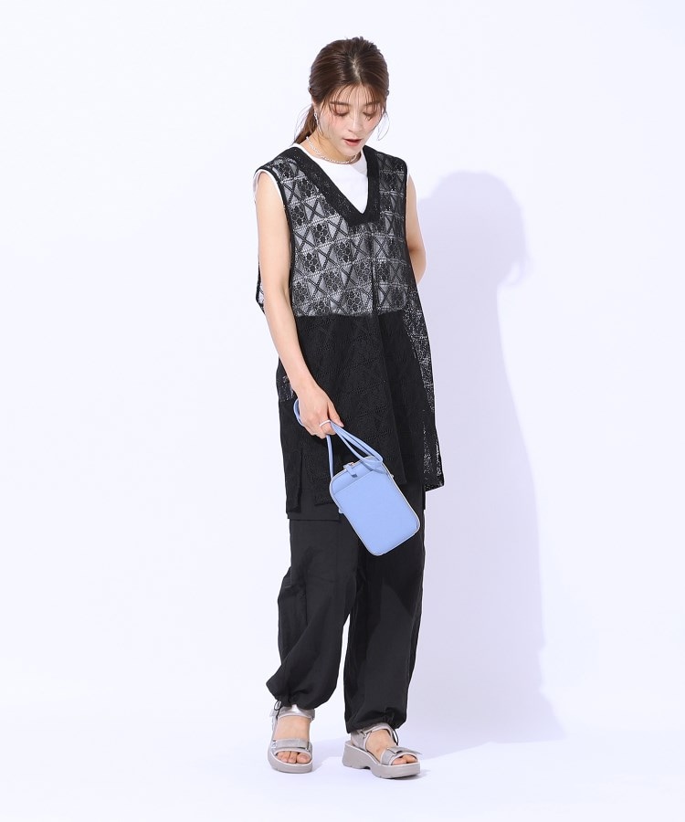 GANNI ダブルブレスト メランジュ ベスト