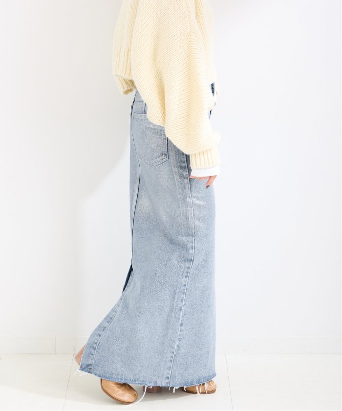 DU JOUR/デュ ジュール LEAN FOIL JEAN SKIRT(506460421) | ベー DU JOUR/デュ ジュール LEAN FOIL JEAN SKIRT(506460421) | ベー