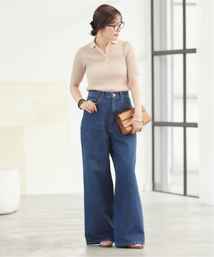 新品　Plage SLACKSデニム　Size38 plage ジーンズ デニム デニムパンツ SLACKS レディース