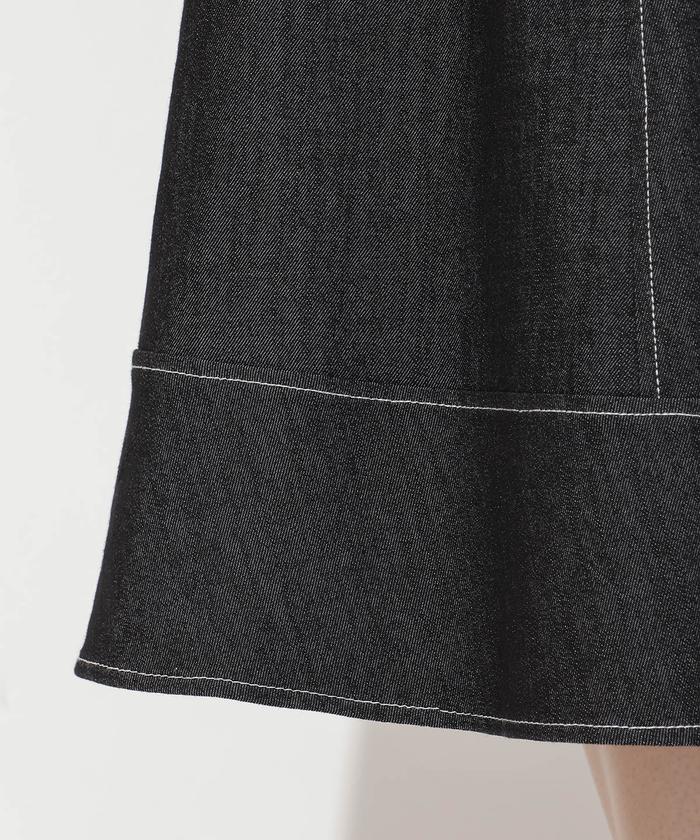 デニムバックリボンワンピース(506376998) | ウィルセレクション デニムバックリボンワンピース(506376998) | ウィルセレクション