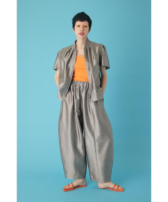 HeRIN.CYE Cocoon peplum pants グレー Mサイズ セール】Cocoon peplum pants コクーンペプラムパンツ