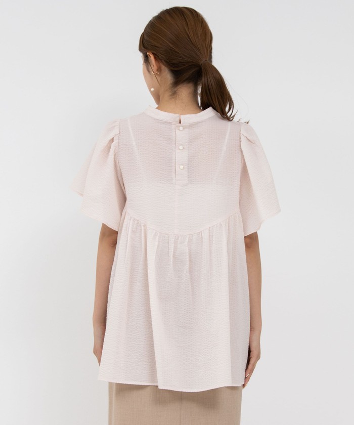 セール 40%OFF】ミラクルウェーブ2WAYペプラムブラウス