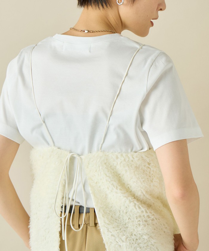 日本初の セール】テープチュール刺繍キャミブラウス(506369492 トップス