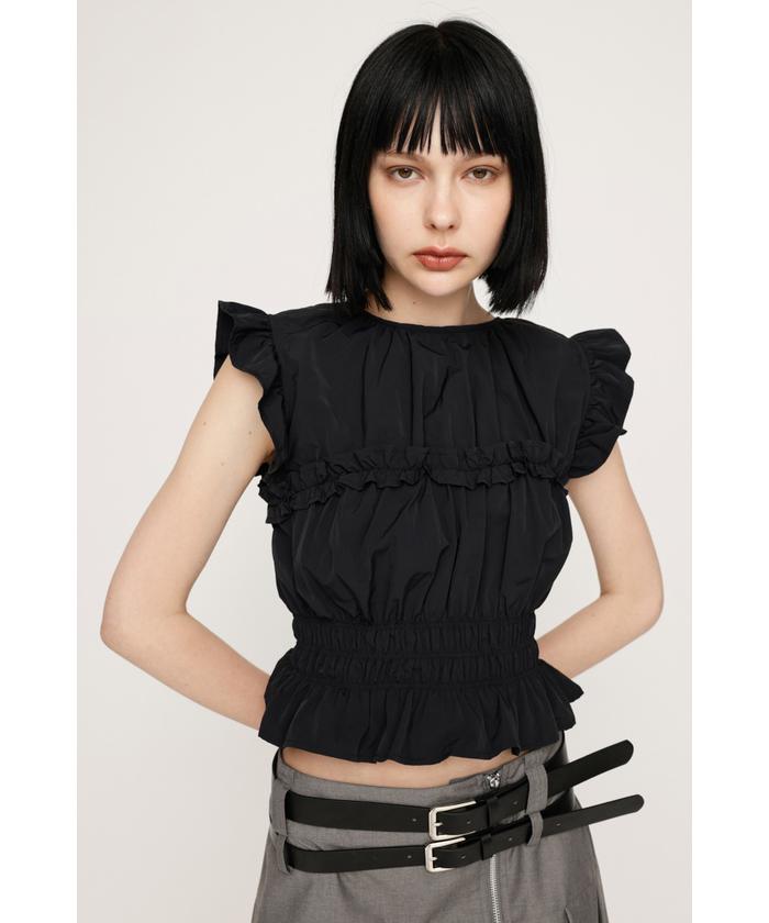 新発売 新商品 2WAY RIBBON FRILL トップス(506491574) | スライ(SLY) - d fashion トップス