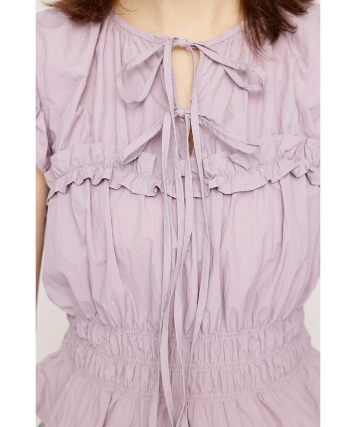 2WAY RIBBON FRILL トップス(506491574) | スライ(SLY) - d fashion