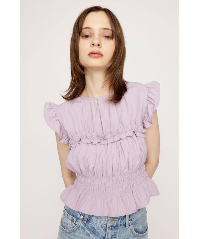 2WAY RIBBON FRILL トップス(506491574) | スライ(SLY) - d fashion