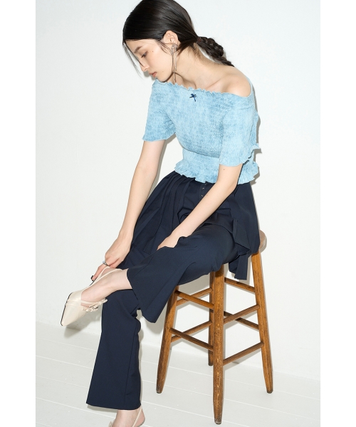 セール 50%OFF】アタッチドプリーツスカートパンツ(506495985