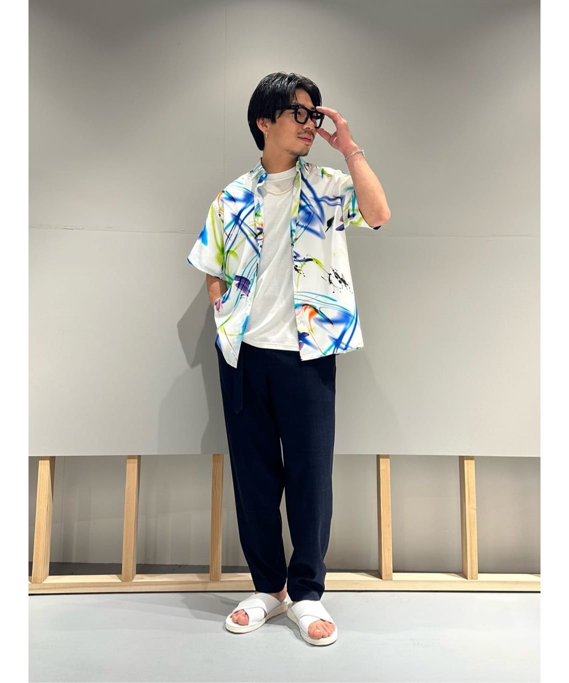 KANAKO SASAKI】コラボレーション ショートスリーブシャツ