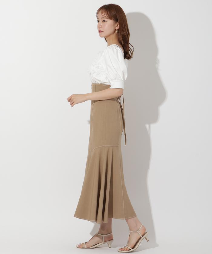 セール 50%OFF】センタージップマーメイドスカート(506222797
