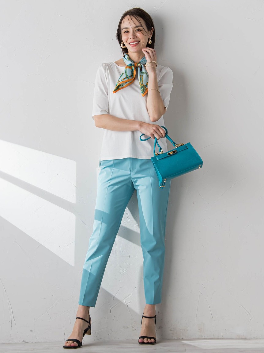 Viaggio Blu ビアッジョブルー テーパードパンツ ブラック【新品】 M セール】 Viaggio Blu / ビアッジョブルー パンツ（条件：在庫