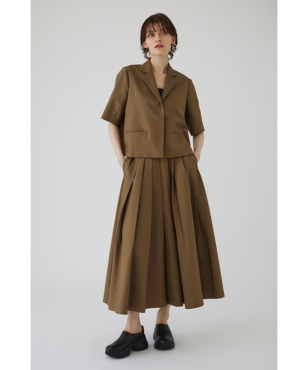 Volume pleats SK(506470062) | リムアーク(RIM.ARK) - d fashion