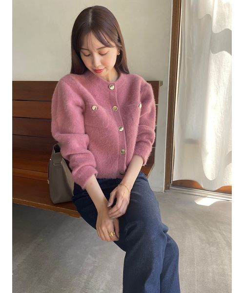 セール 50%OFF】フォックスファーニットジャケット(506500716 セール 50%OFF】フォックスファーニットジャケット(506500716