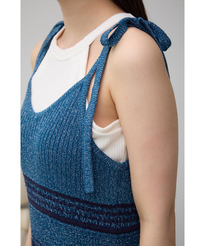 【海外限定】GinaBacconi ワンピース☆Blue Eva Marie Collarles Buy Gina Bacconi Blue Eva Marie Collarless Shirt Dress from