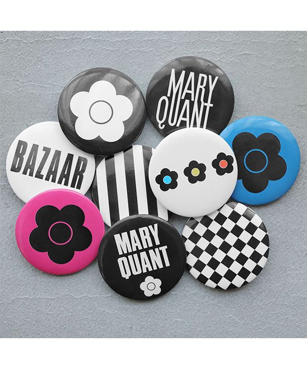 マリークワント MARY QUANT MQオリジナル 缶バッジセット