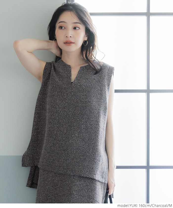 【専用出品！】COCODEAL トップス・スカートセット COCODEAL ランダムドットセットアップ ブラウス スカート