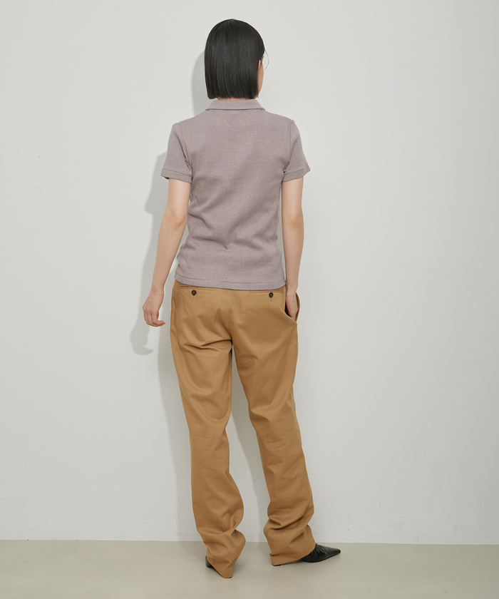 【Miller for ADAM ET ROPE’】別注 Polo Tee ADAM ET ROPÉ FEMME(アダム エ ロペ ファム) / 【Miller for