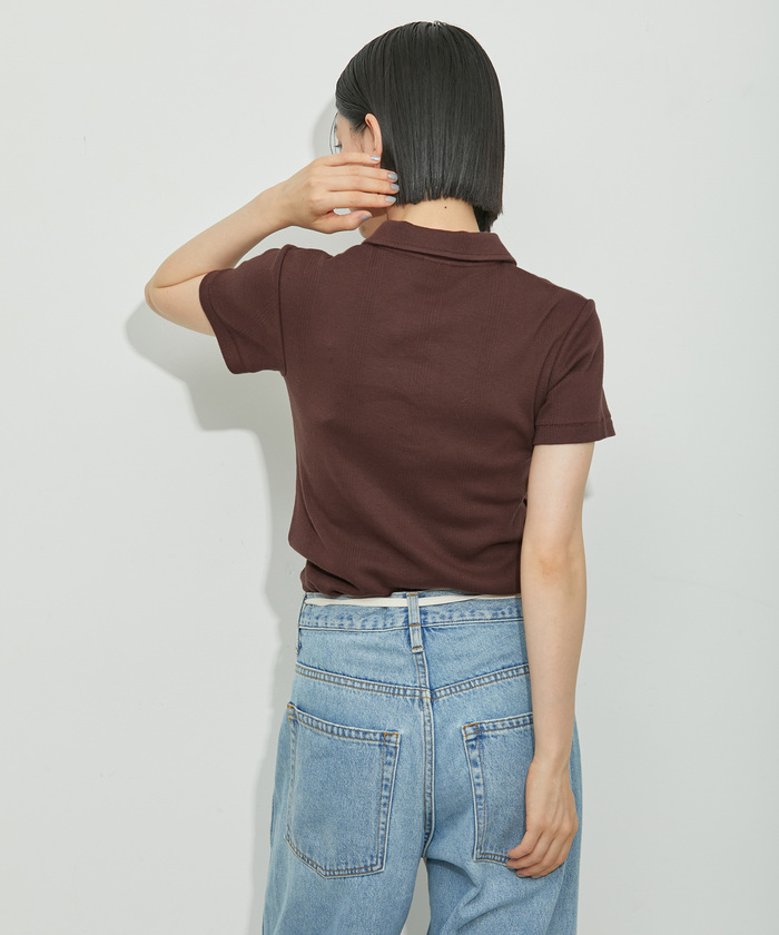 【Miller for ADAM ET ROPE’】別注 Polo Tee Miller for ADAM ET ROPE'】別注POLOTEE(506526546) | アダム エ