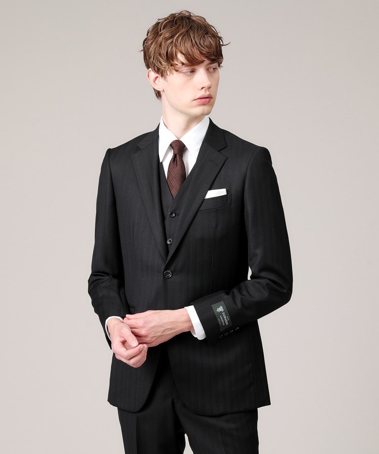 DORMEUIL AMADEUS365】ピンストライプ スーツ（スーツセット