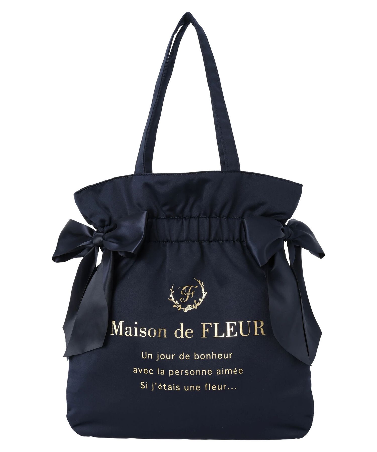 コリラックマ メゾンドフルール ダブルリボントートバッグ ダブルリボンを付けたコリラックマが可愛い♡「Maison de FLEUR