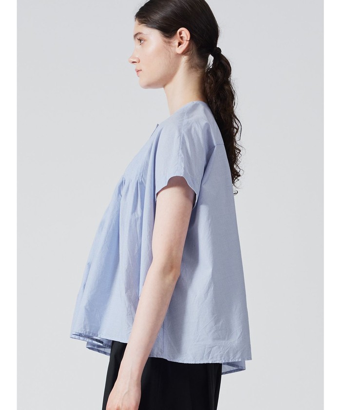 セール 20%OFF】mizuiro ind ピンタックノースリーブシャツ