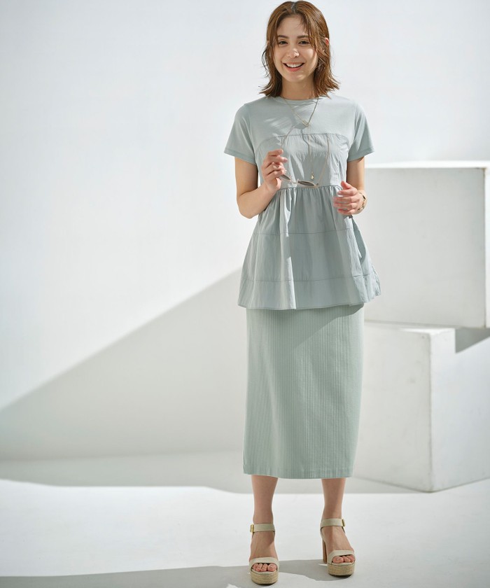 組曲｜【接触冷感】ビスチェレイヤードTシャツ | Rakuten