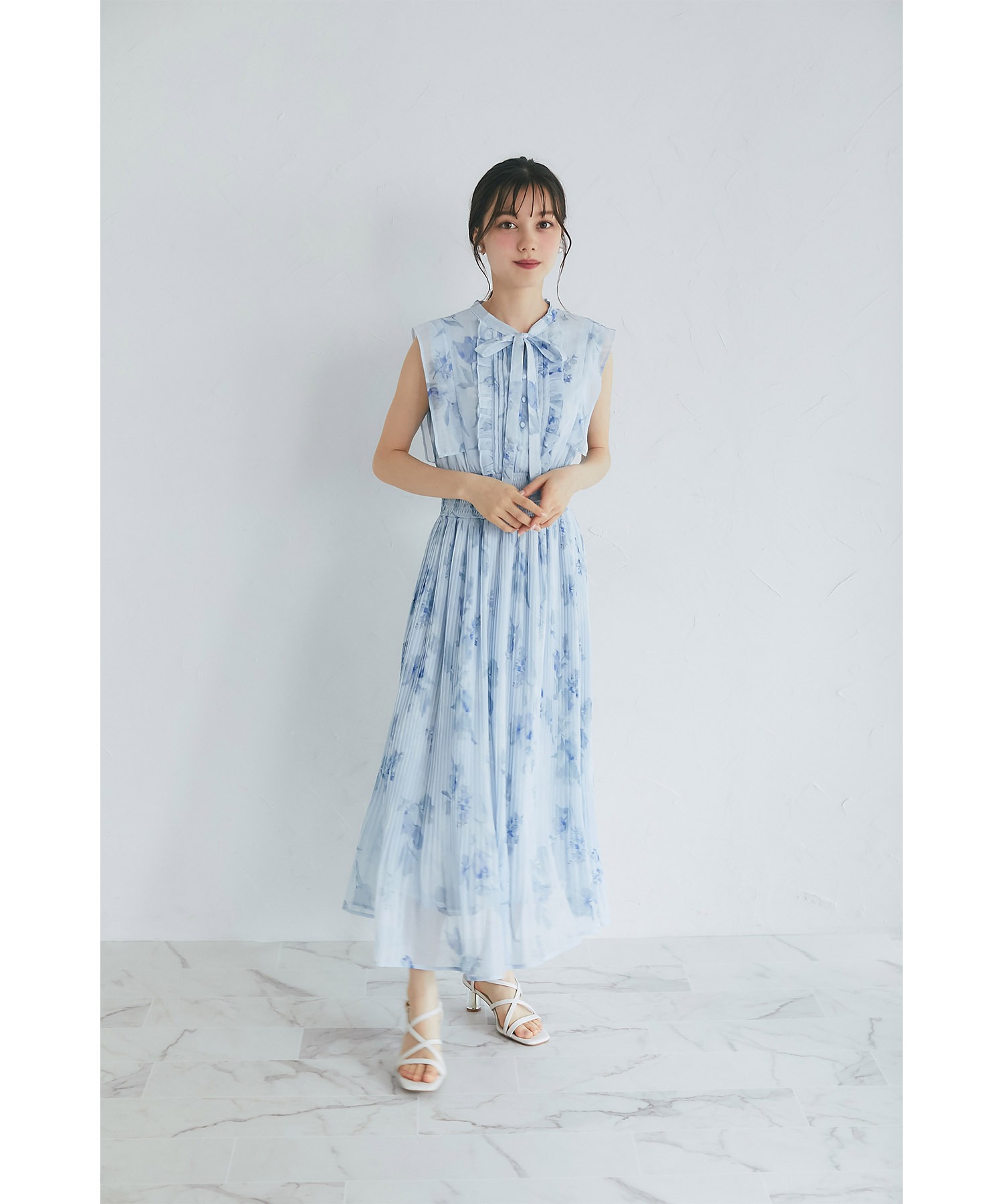 トッコクローゼット tocco closet リボン付きウエスト トッコクローゼット tocco closet リボン付きウエスト