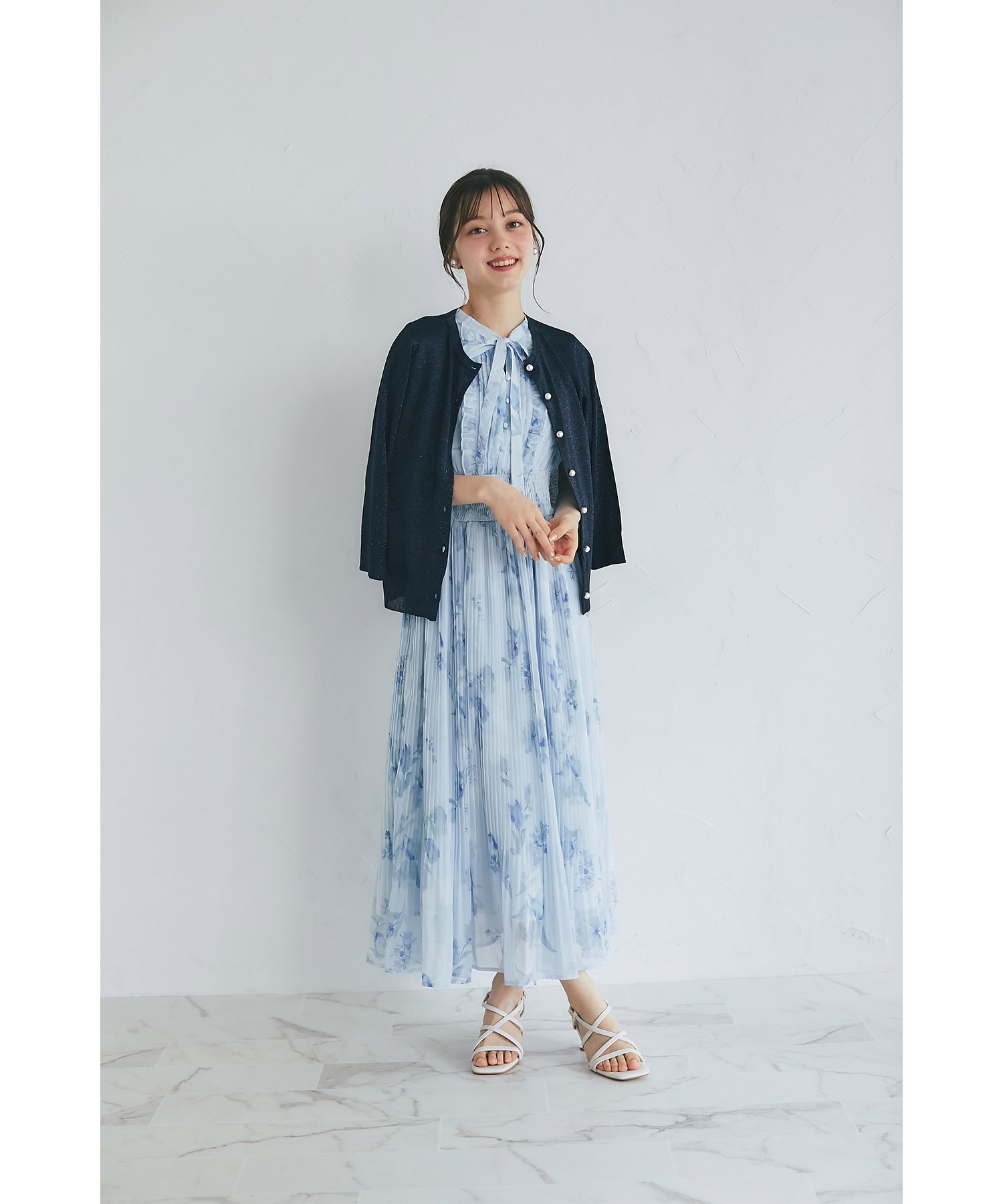 トッコクローゼット tocco closet リボン付きウエスト トッコクローゼット tocco closet リボン付きウエスト