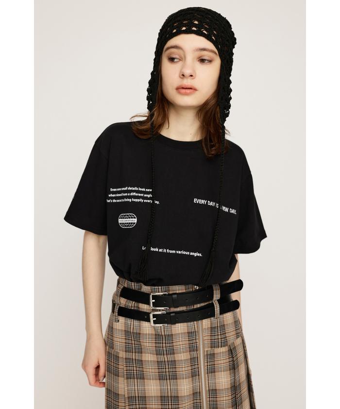 セール 20%OFF】RANDOM LOGO PRINT Tシャツ(506548478) | スライ