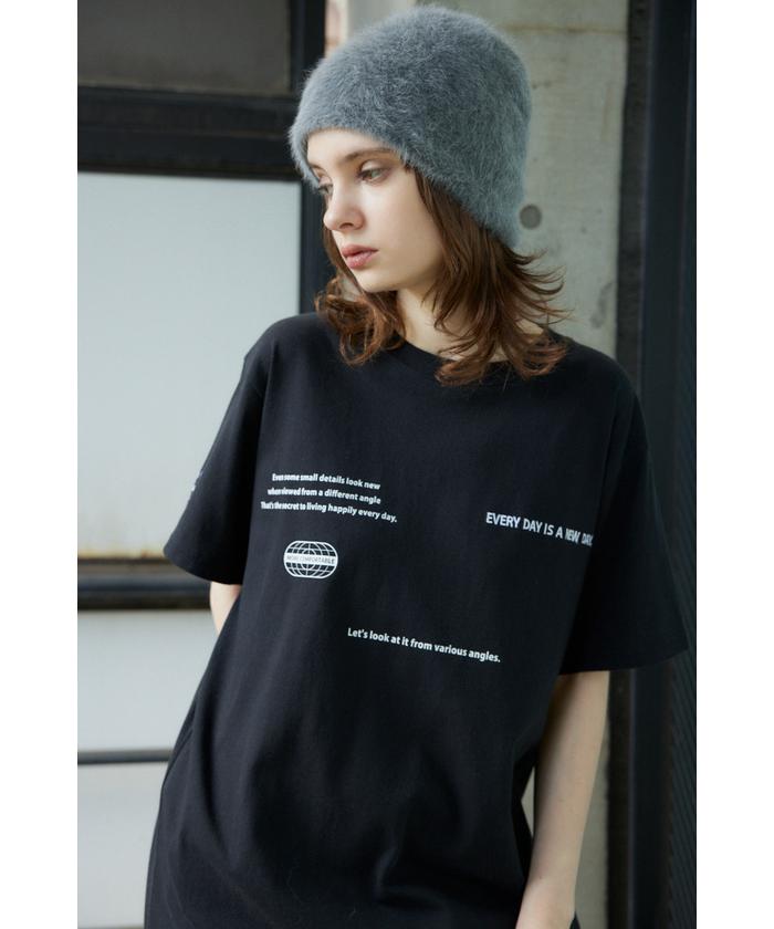 lalalei SIMPLE シャツ セール 20%OFF】RANDOM LOGO PRINT Tシャツ(506548478) | スライ