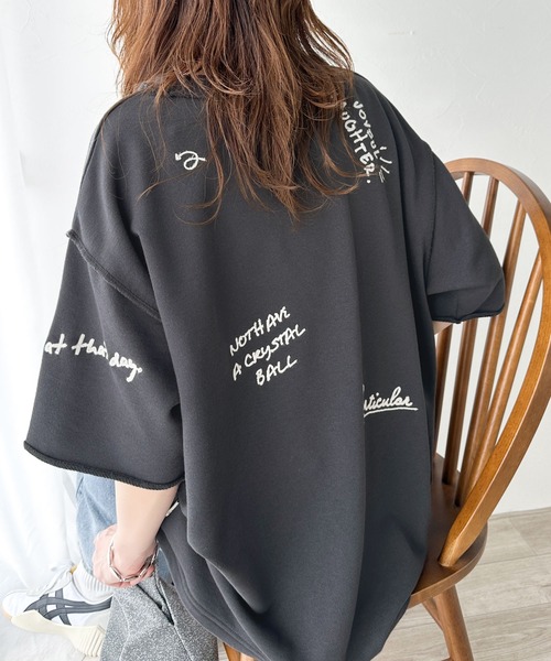 ★韓国人気★elfelfelfarchives RAGLAN L LOGO DRESS 4色 cef86f747012de53b77277622dcae8