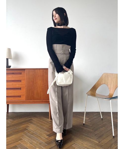 FRAY I.D｜フロッキープリント2wayトップス | Rakuten Fashion