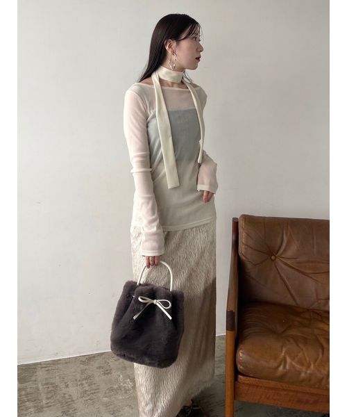 セール 40%OFF】フロッキープリント2wayトップス(506525715 セール 40%OFF】フロッキープリント2wayトップス(506525715