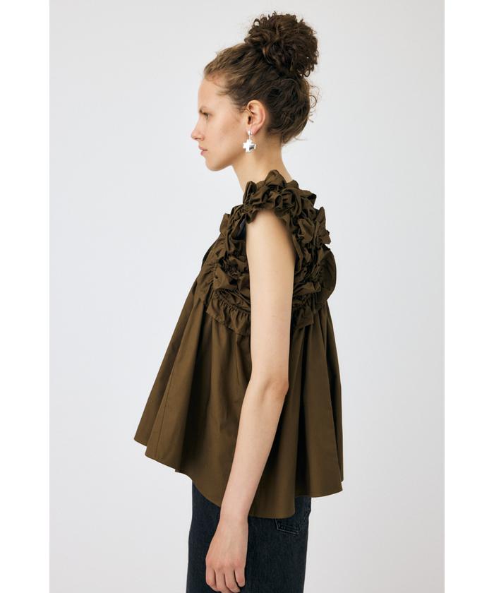 フリルトップス　マウジー SHOULDER FRILLS トップス(506554970) | マウジー(moussy) - d