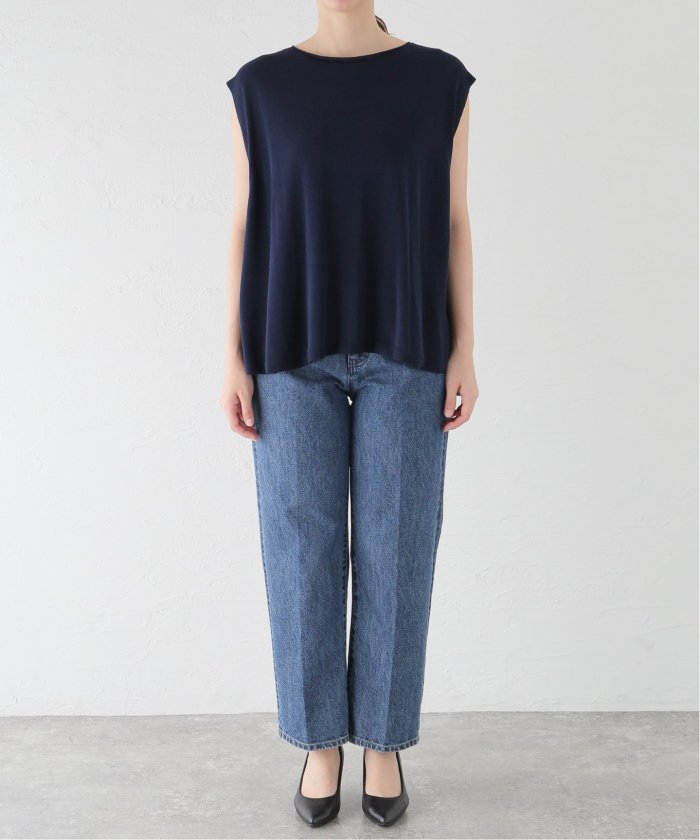 セール 30%OFF】麻混ノースリーブフレアプルオーバー(506212496