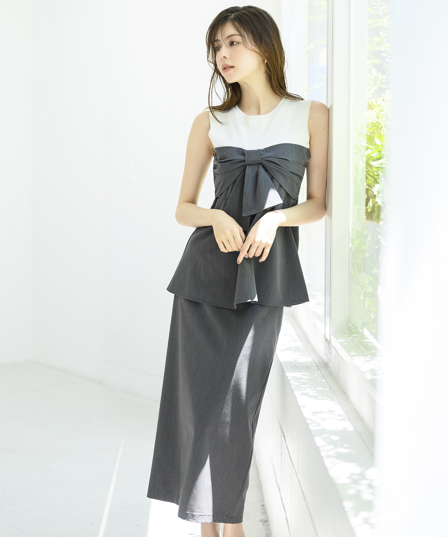 新品【MISCH MASCH/ミッシュマッシュ】スーツ&2wayリボンブラウス◆ セール】ミッシュマッシュ MISCH MASCH リボン取り外し2WAY