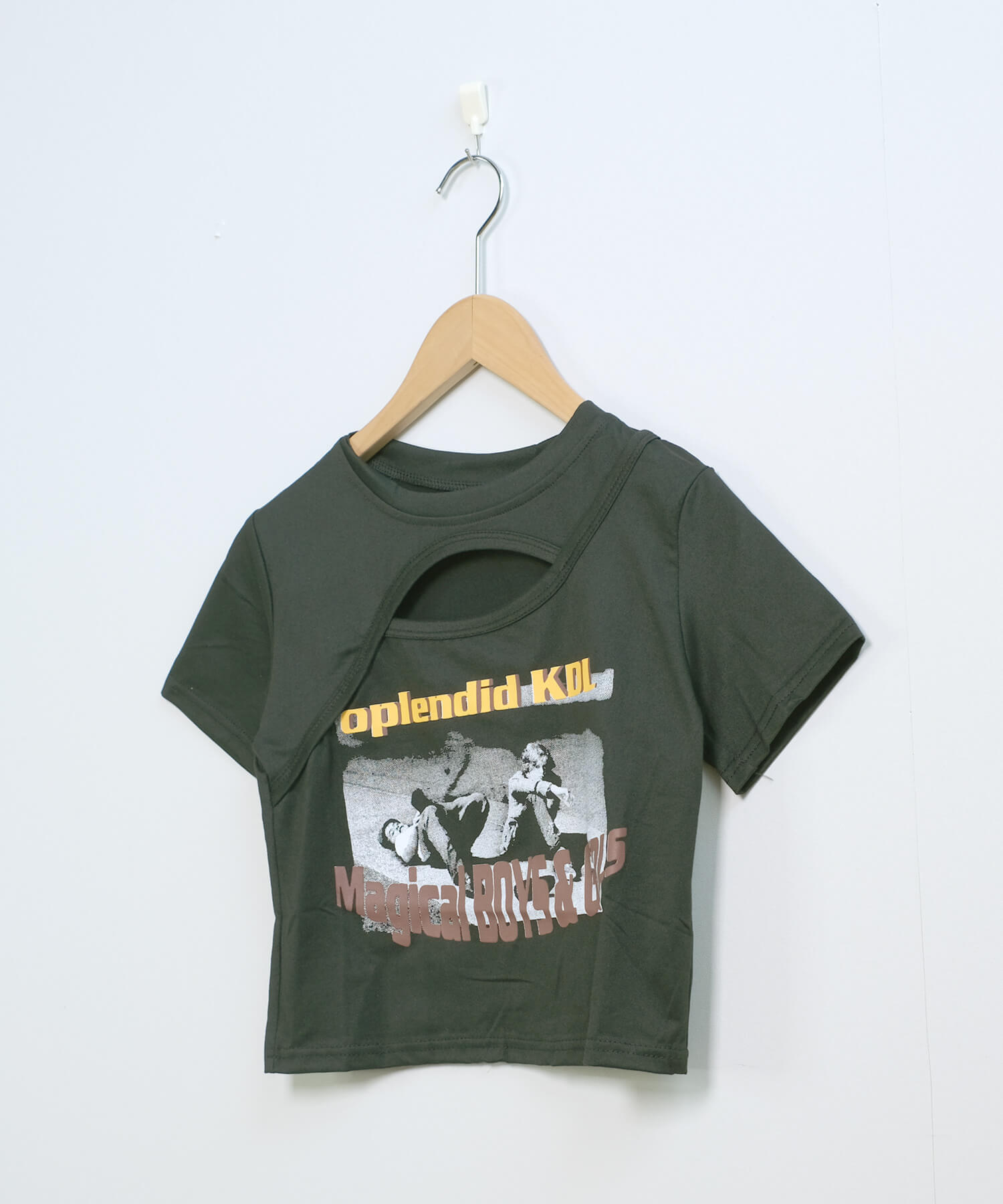 FIORUCCI 天使tシャツ クロップド　ショート丈　チビt 完売品 org.jpg