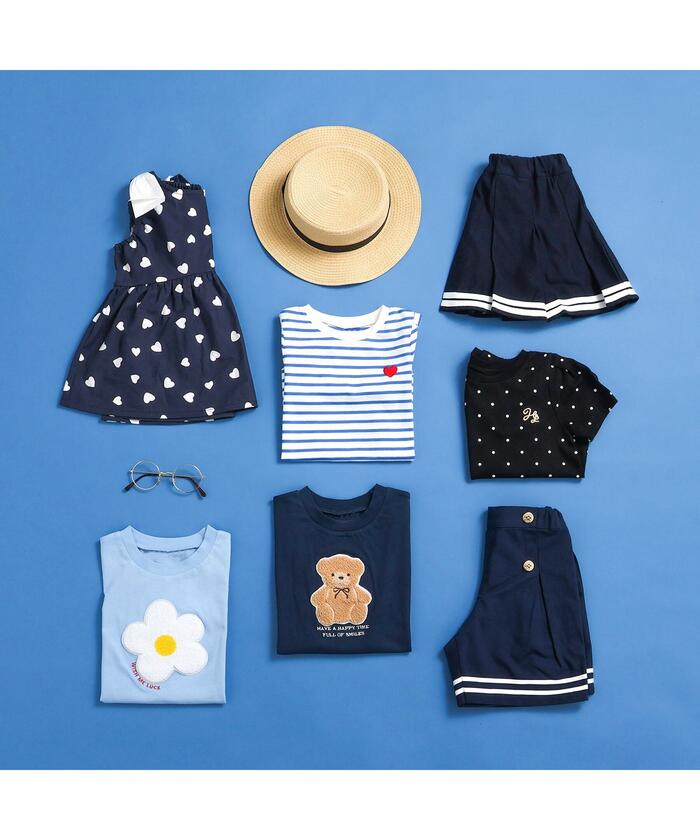 セール 40%OFF】肩リボンさくらんぼ・ハート柄チュニック
