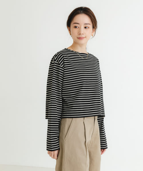 セール 50%OFF】ショート丈ロングTシャツ(506564536) | アーバン