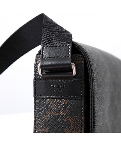 新作☆【CELINE】ラムレザー ショルダーバッグ（黒） CELINE 黒 レザー ショルダーバッグ - メルカリ