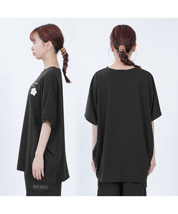 マリークワント MARY QUANT サインロゴドレープ プルオーバー