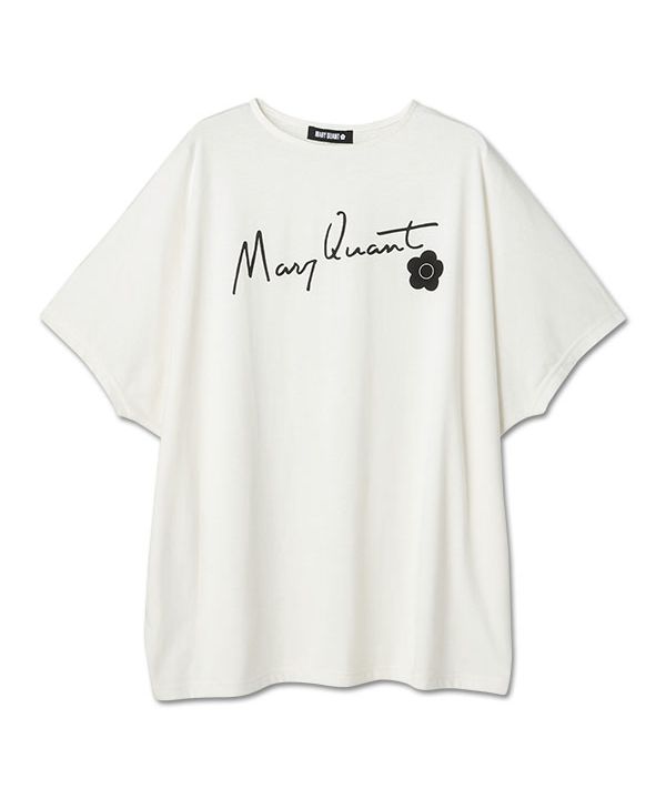 マリークワント MARY QUANT サインロゴドレープ プルオーバー